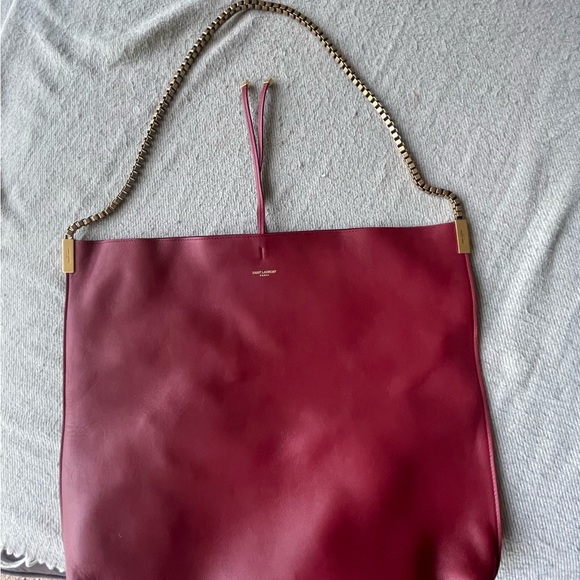 SAINT LAURENT Calfskin Medium Suzanne Hobo Black - Picture 5 of 8